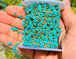 سنگ فیروزه با رنگ طبیعی و مقاومت بالا